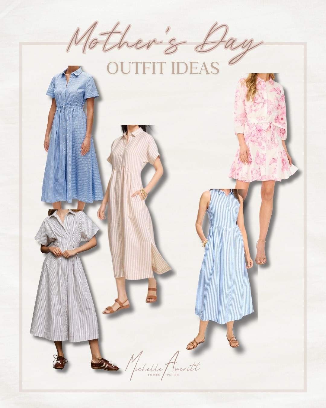 The perfect dresses for anything you have planned this Mother’s Day! These pieces make for an effortless, chic look. 

A floral or pastel dress is perfect for the season. These dresses are great for a brunch or a day out with the family and everything in between!

Mother’s Day looks, spring dresses, fashion over 40

#LTKOver40 #LTKMothersDay #LTKPetite