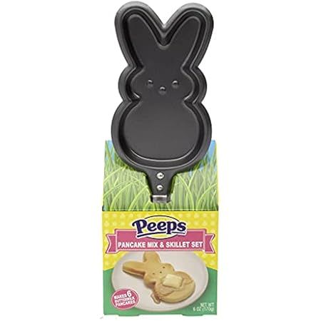 Peeps Easter Bunny Shaped Pancake Mix and Skillet Gift Set, 6 Ounce | Amazon (US)