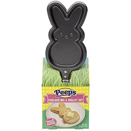 Peeps Easter Bunny Shaped Pancake Mix and Skillet Gift Set, 6 Ounce | Amazon (US)