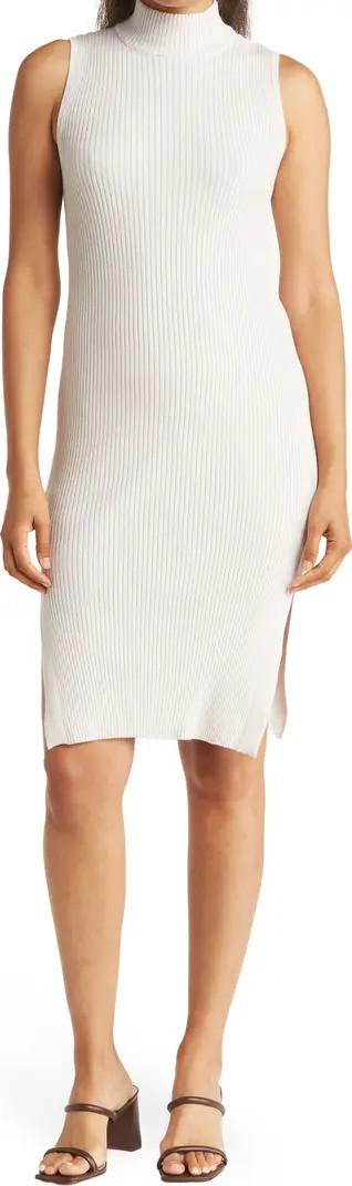 Magaschoni Ribbed Sleeveless Mock Neck Dress | Nordstromrack | Nordstrom Rack
