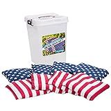Triumph Patriotic Stars and Stripes 16 oz. Cornhole Bags - Includes 8 Duck Cloth Cornhole Bags and S | Amazon (US)