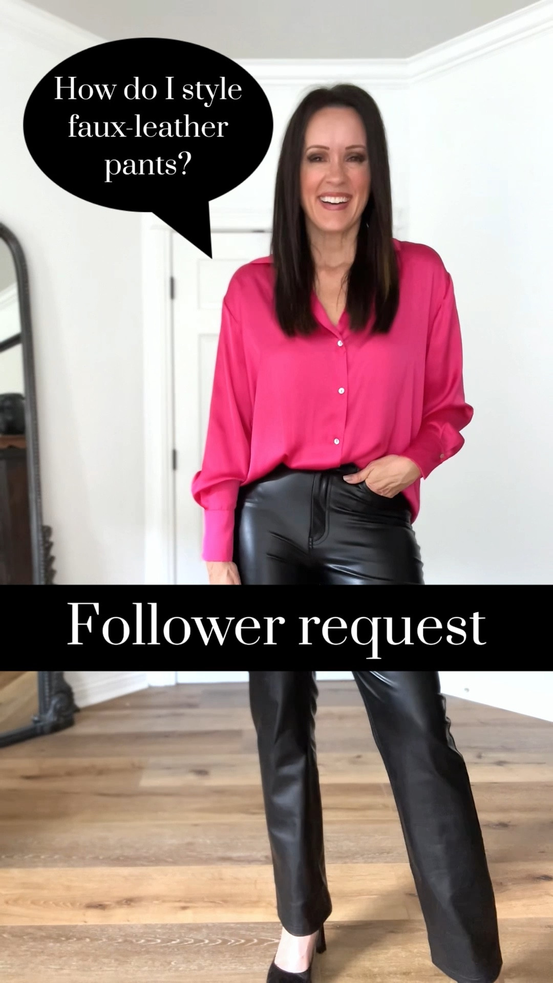 Styling faux-leather pants!

Sizing
Pants-Abercrombie, I sized up to a 28.

Linked several other options for faux-leather pants. Also linked as many of the pieces I feature as I could, plus options. 

Leather trousers | workwear | date night | casual style | smart casual | elevated casual looks | 

#LTKstyletip #LTKunder50 #LTKunder100