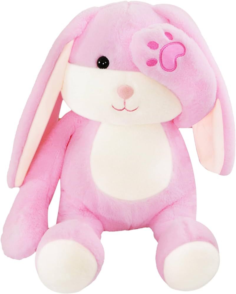 VETENSO Rabbit Stuffed Animals Adorable Rabbit Plush Soft Cute Plushie Cuddly Kawaii Plushies Pil... | Amazon (US)