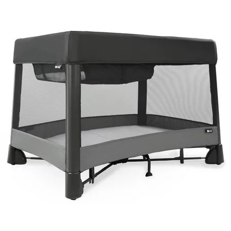 4moms breeze plus portable playard with bassinet, black | Walmart (US)