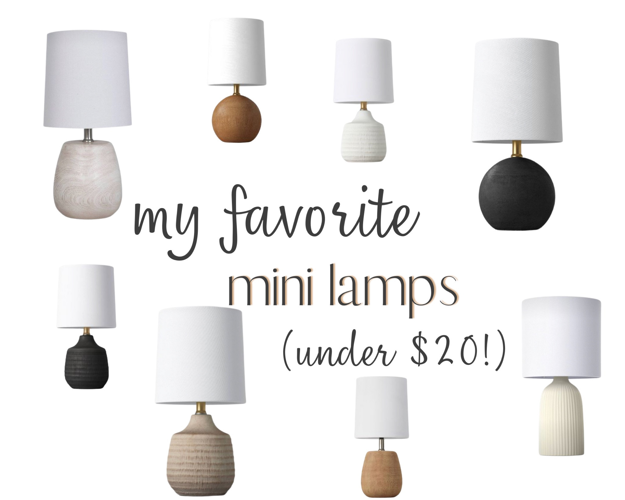 Target mini lamps, perfect for kitchen counters, bookshelf styling and small spaces! 

#LTKstyletip #LTKhome #LTKGiftGuide