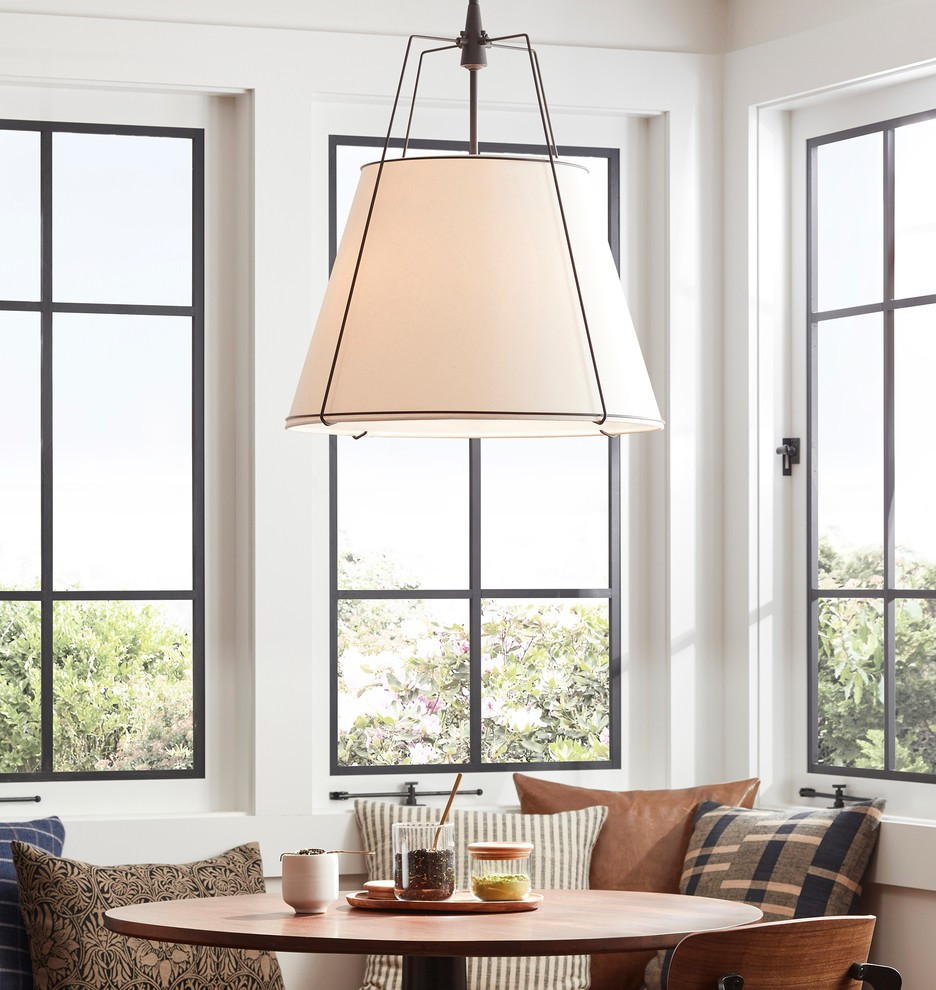 24" Conical Drum Pendant | Rejuvenation