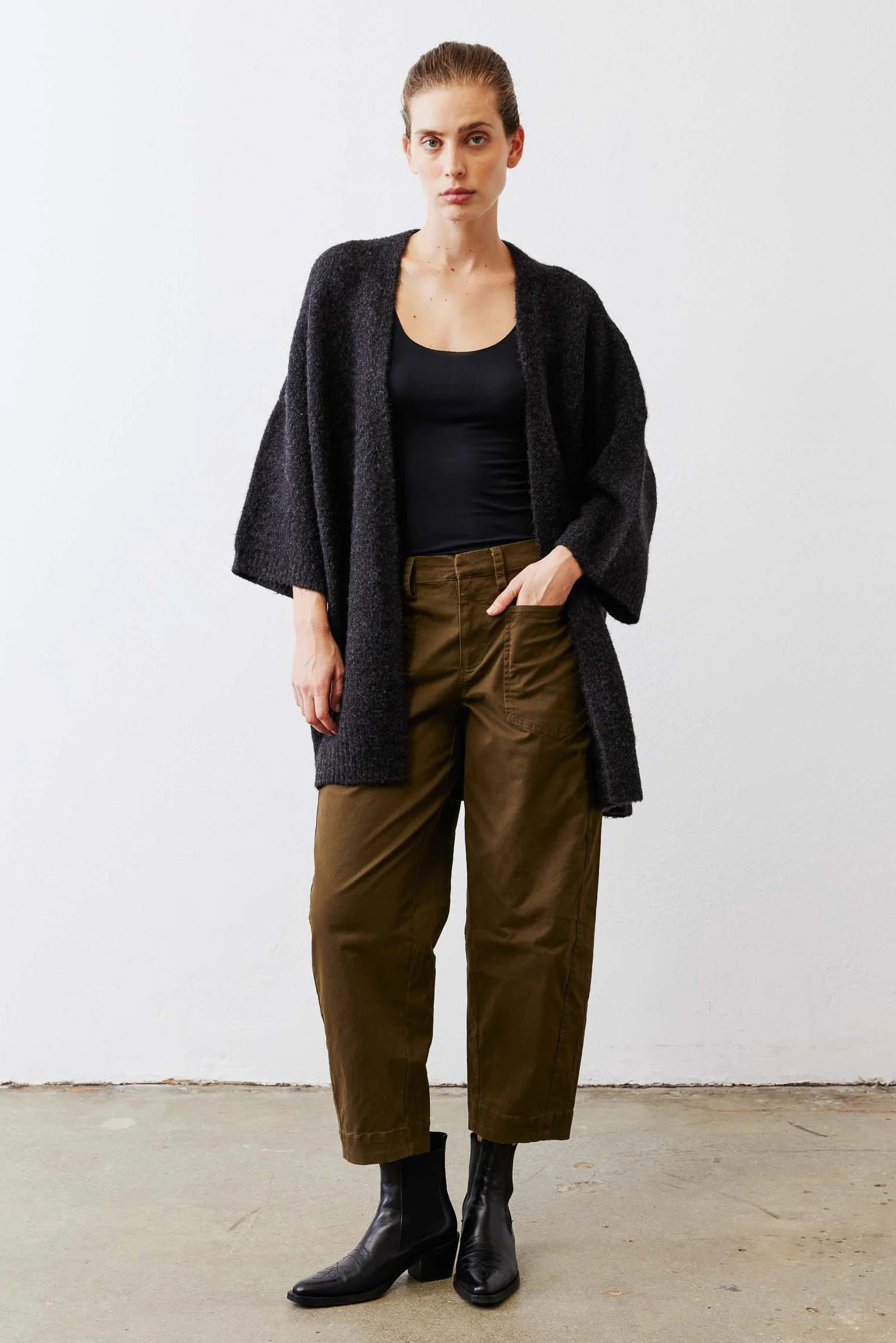 Cozy Kimono Knit Cardigan | Ruti