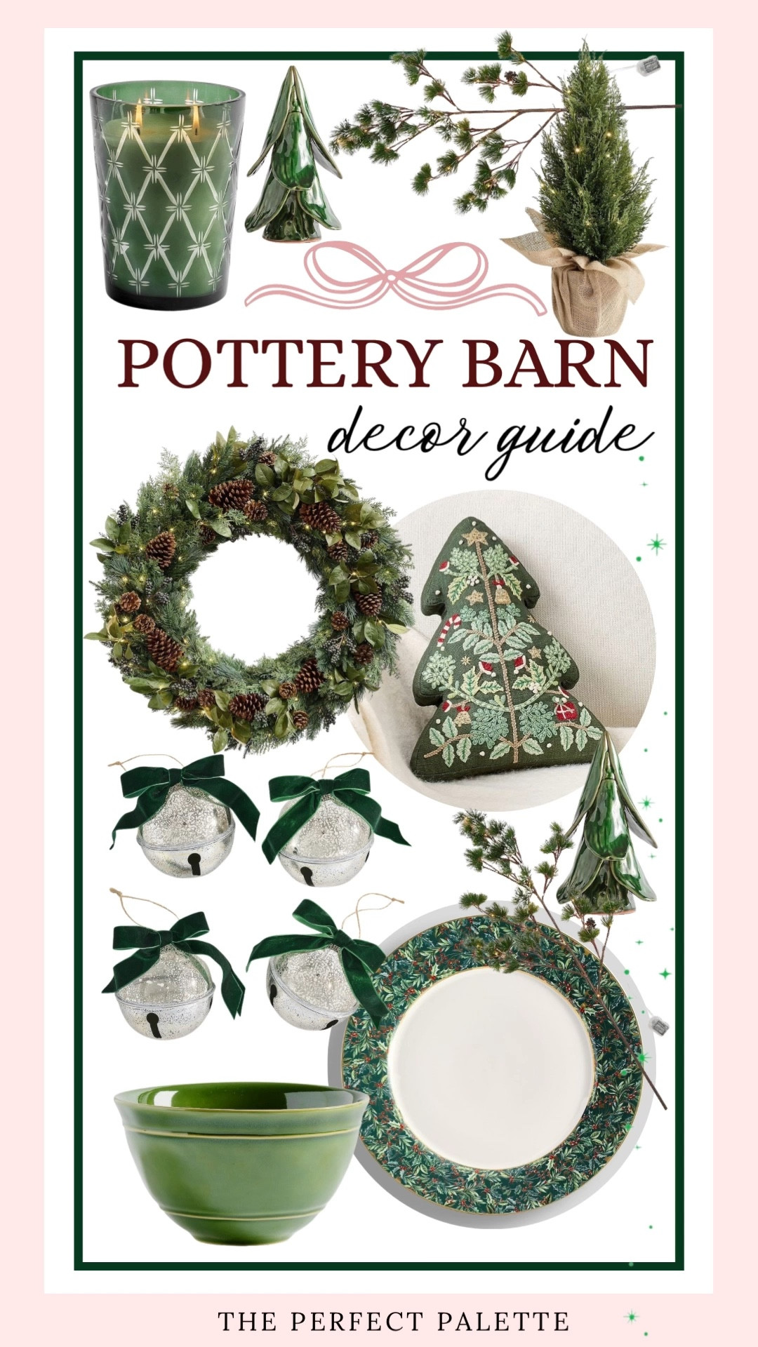Pottery Christmas Decor, Classic Christmas decor with modern touches, evergreen wreath, velvet bow ornaments! total must-have for the season. 
//
Pottery Barn, green Christmas decor, Christmas table, Pottery Barn home, Christmas decor, Christmas tablescape 

Holiday tablescape, Christmas place setting, Holiday place setting, Place setting, Christmas party, Christmas centerpiece, Holiday centerpiece. holiday party. holiday table. 

#LTKFindsUnder100 #LTKSaleAlert #LTKSeasonal


#LTKHoliday #LTKGiftGuide