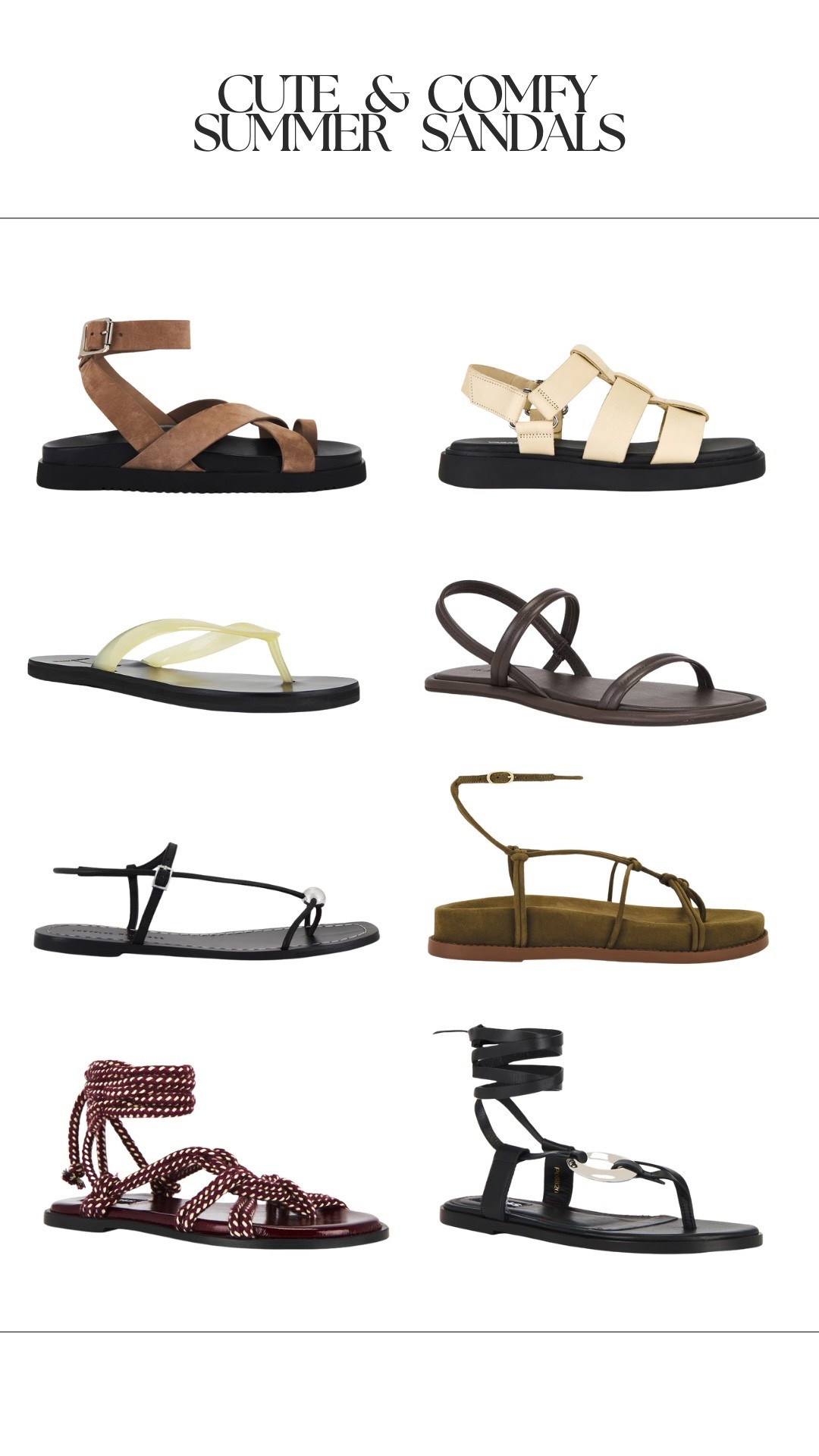 Cute & Comfy Summer Sandals

#LTKShoeCrush #LTKSummerEdit #LTKStyleTip
