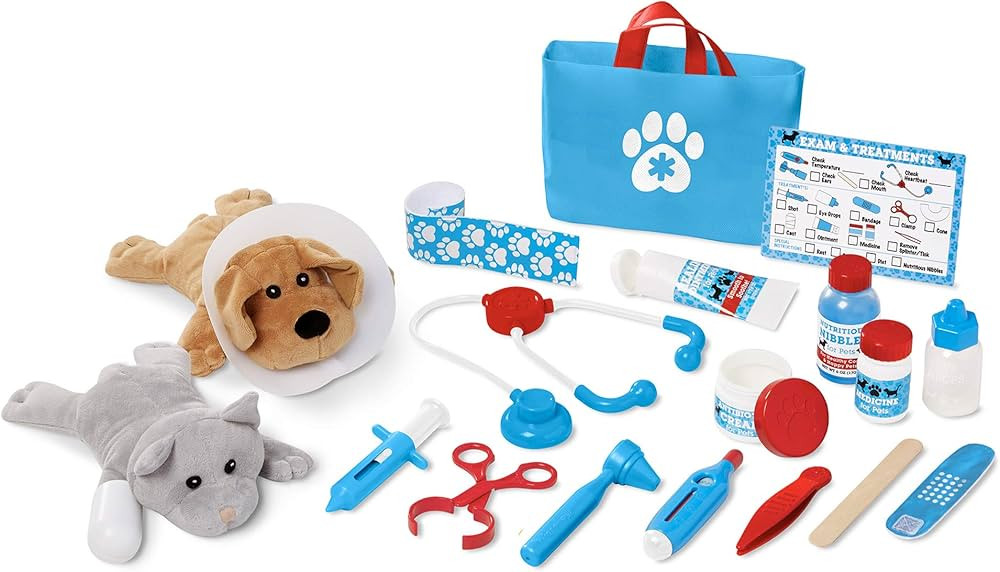 Let's Make Memories Personalized Melissa & Doug Examine and Treat Vet Set - Customize with Your N... | Amazon (US)