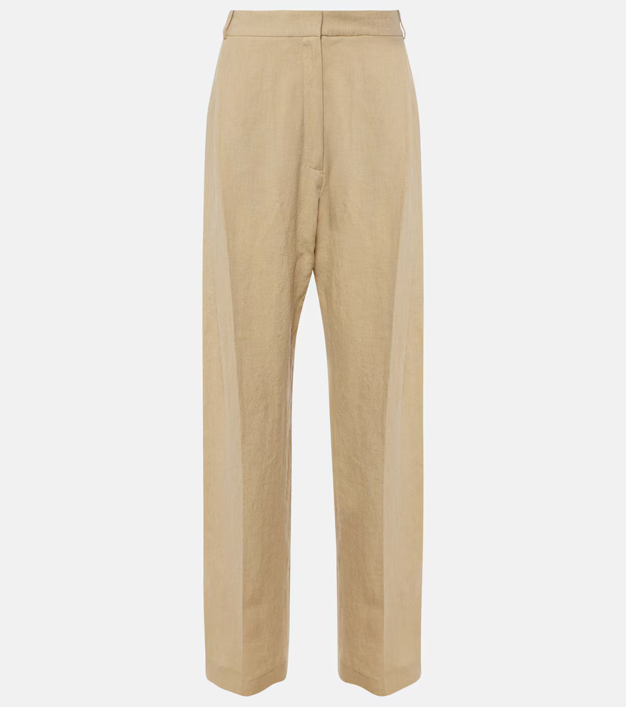 Tove Gabrielle high-rise linen wide-leg pants | Mytheresa (US/CA)