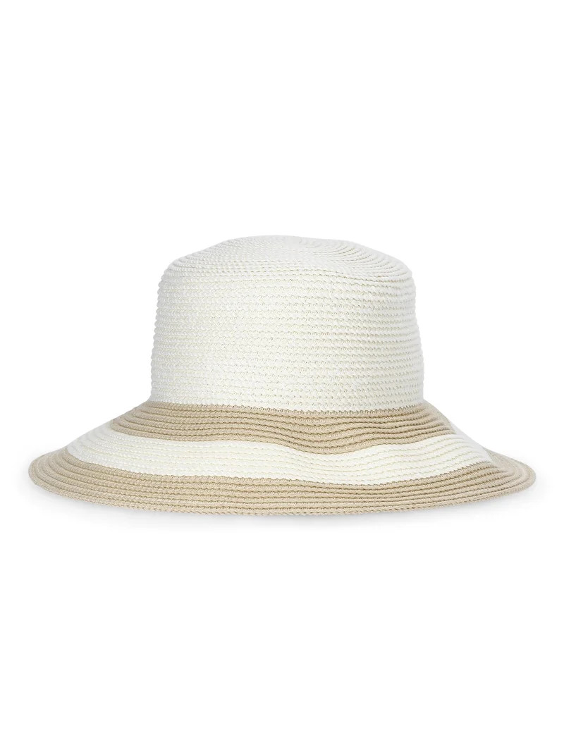Time and Tru Women's Striped Bucket Hat | Walmart (US)
