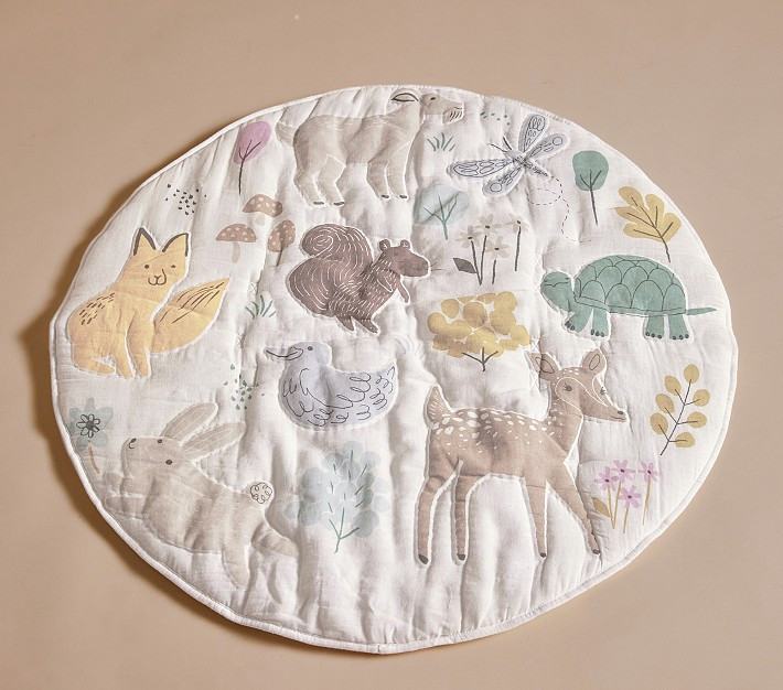 Dakota Woodland Muslin Travel Play Mat | Pottery Barn Kids