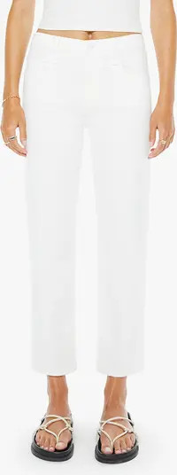 The Newbie High Waist Crop Straight Leg Jeans | Nordstrom
