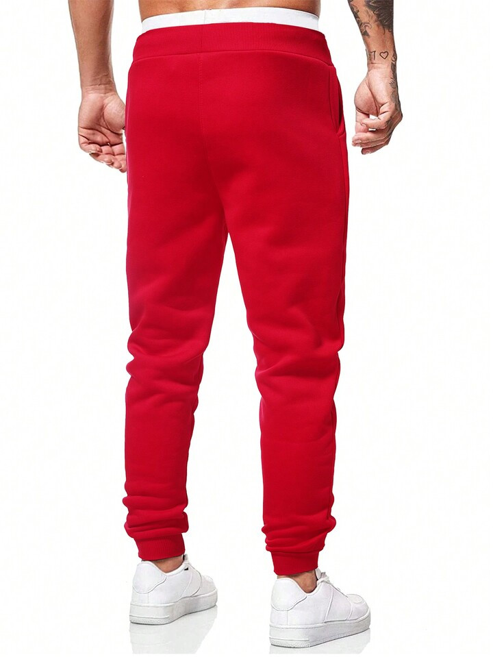 Manfinity Hypemode Men Slogan Graphic Drawstring Waist Sweatpants | SHEIN