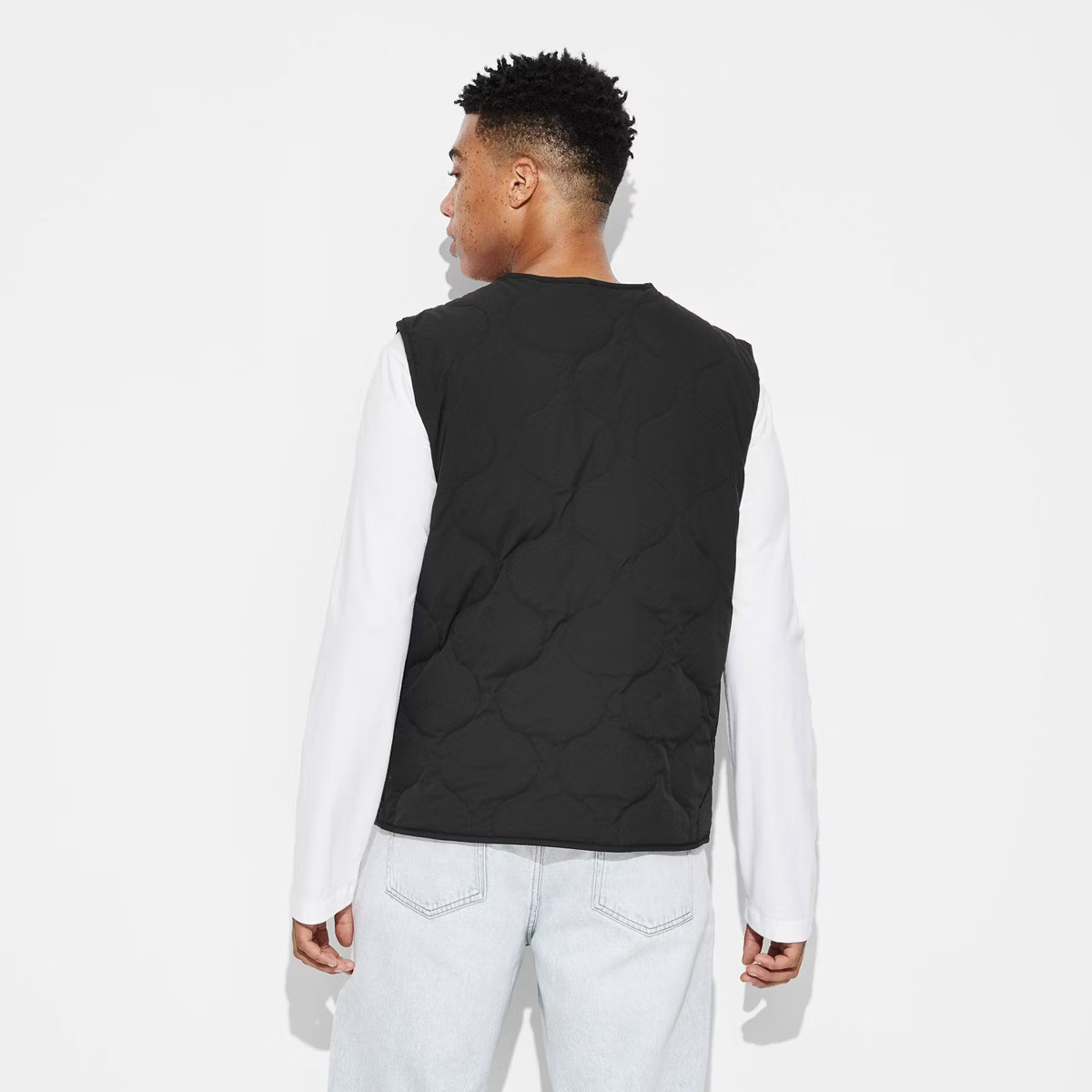 Men's Regular Fit Quilted Vest - Original Use™ Orange S | Target