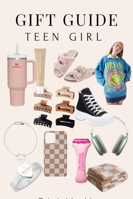 Teen gift guide! Platform converse. Stanley. Lip balm. Trendy. Gucci jewelry on sale. Ice roller

#LTKHoliday #LTKstyletip #LTKGiftGuide
