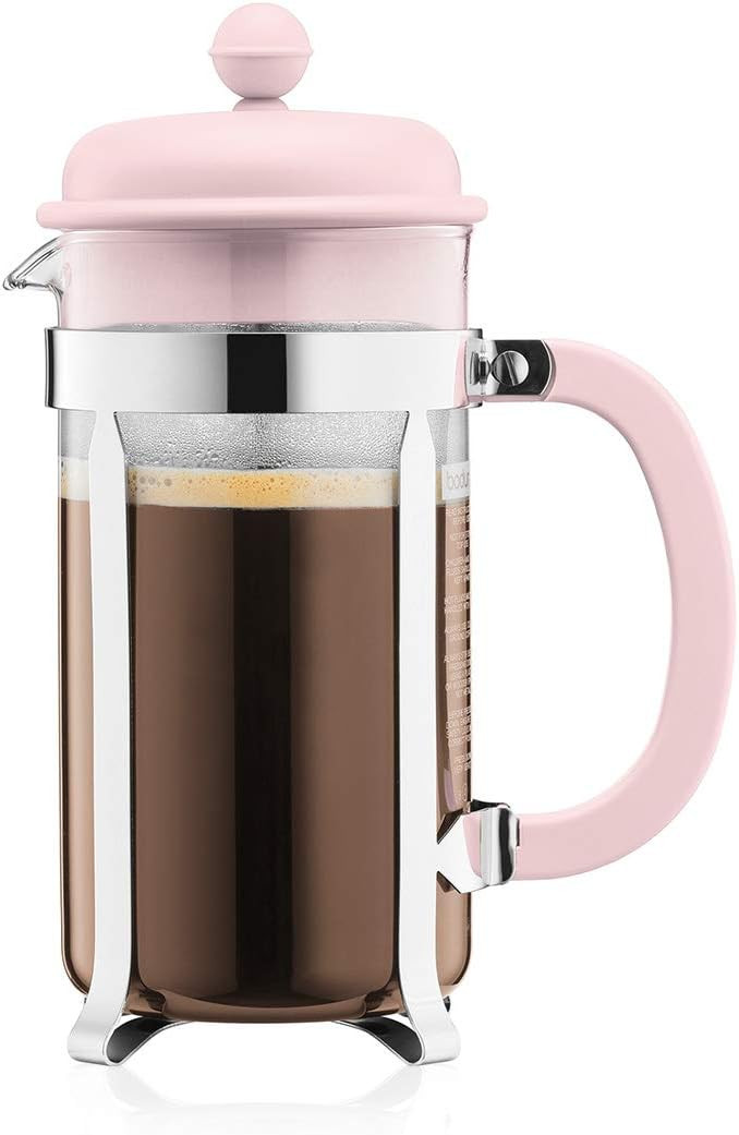 Bodum 1918-340B-Y19 Caffettiera French Press Coffee and Tea Maker, 34 Oz, Light Pink | Amazon (US)
