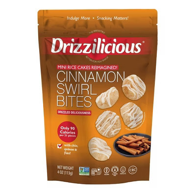 Drizzilicious Cinnamon Drizzled Mini Rice Cake - 4oz | Target