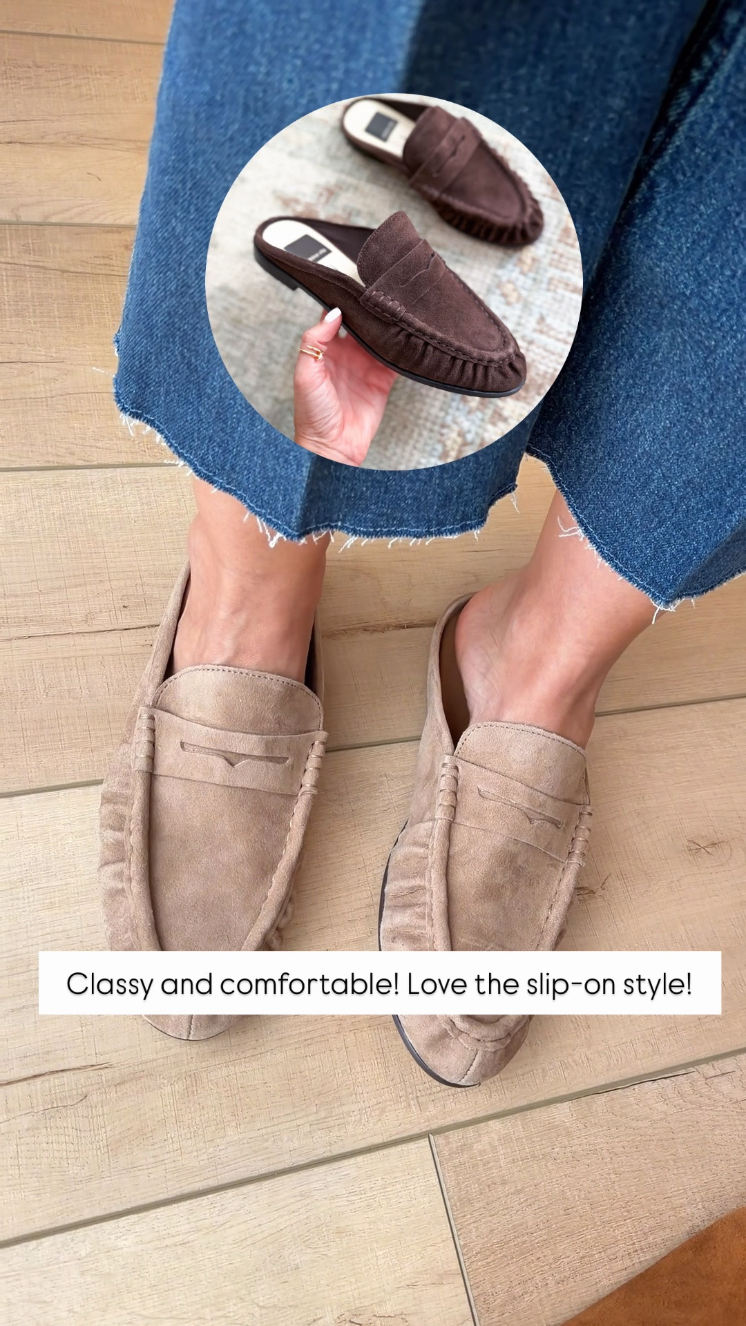 I love these slip-on style mules that are TTS! Fall shoes. Fall outfits. Fall style. Fall workwear. Teacher outfits. Travel shoes. Travel outfits. Elevated casual outfits. Fall clogs. Fall mules. Both are TTS. 

#LTKootd #LTKSeasonal #LTKTravel