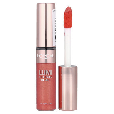 L'Oréal, Lumi, Le Liquid Blush, 625 Glowy Gold Pink, 0.33 fl oz (10 ml) | iHerb