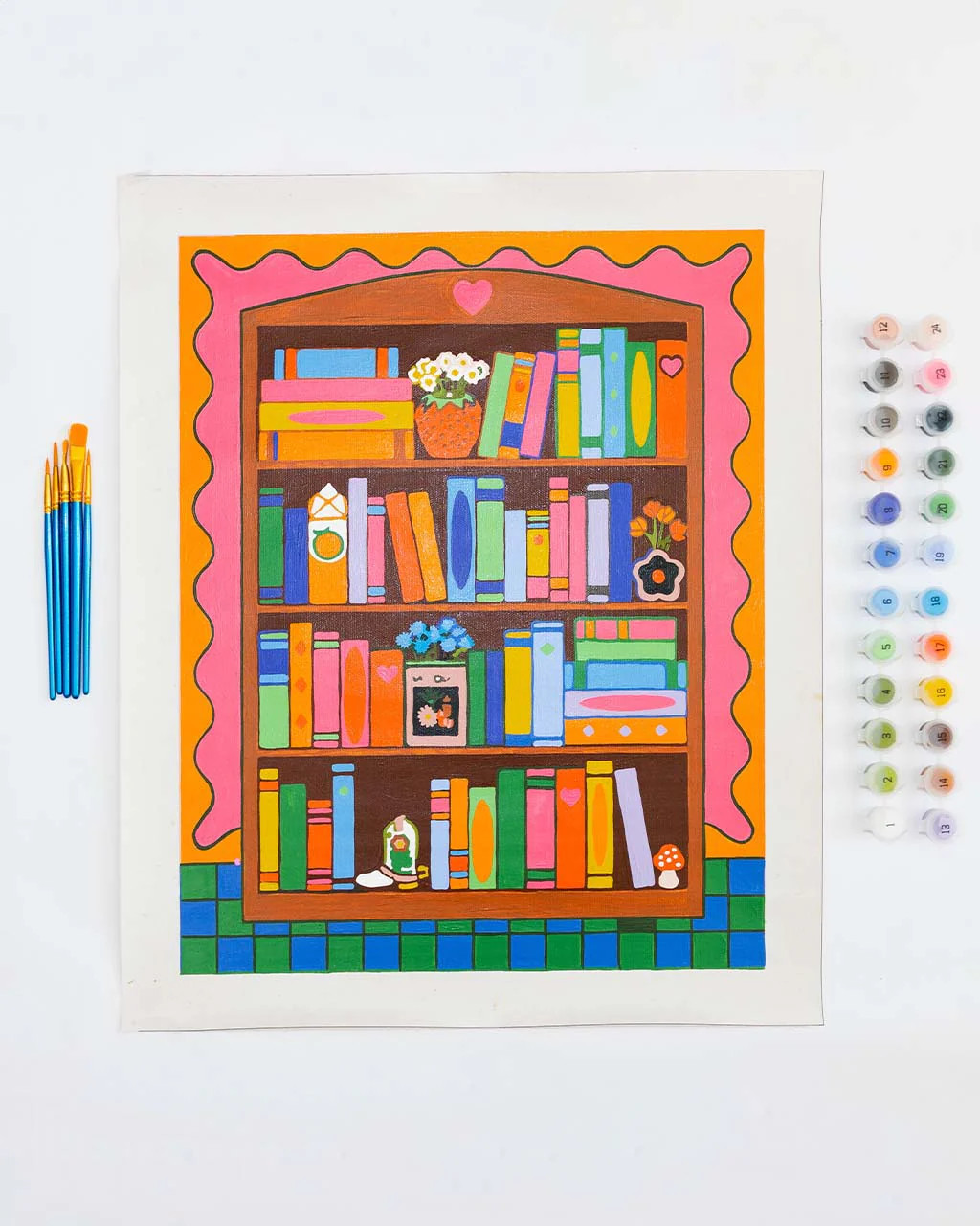 Paint By Numbers - Bookshelf | ban.do