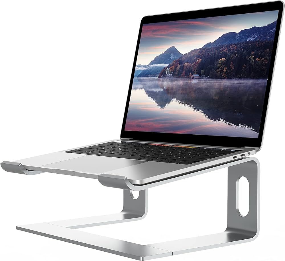 ALASHI Laptop Stand for Desk, Aluminum Computer Riser, Ergonomic Notebook Holder, Detachable Meta... | Amazon (US)