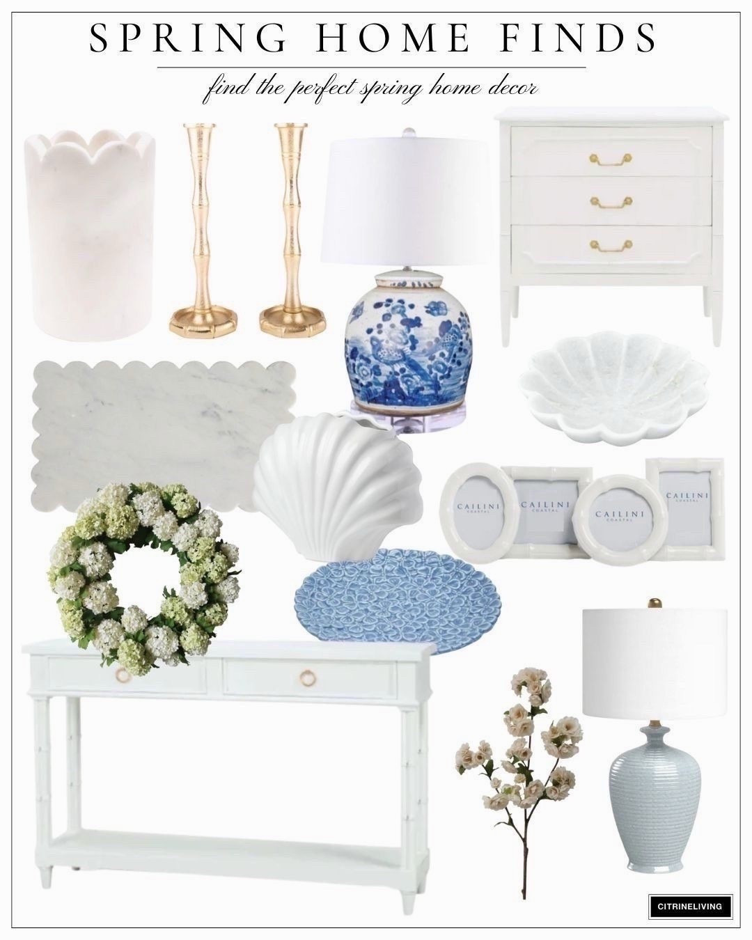 Sharing some favorite picks from Cailíní Coastal! Make a chic statement with these gorgeous spring home decor pieces!

Home finds, home style, home decor, home styling, coastal home, white home decor

#LTKSeasonal #LTKHome