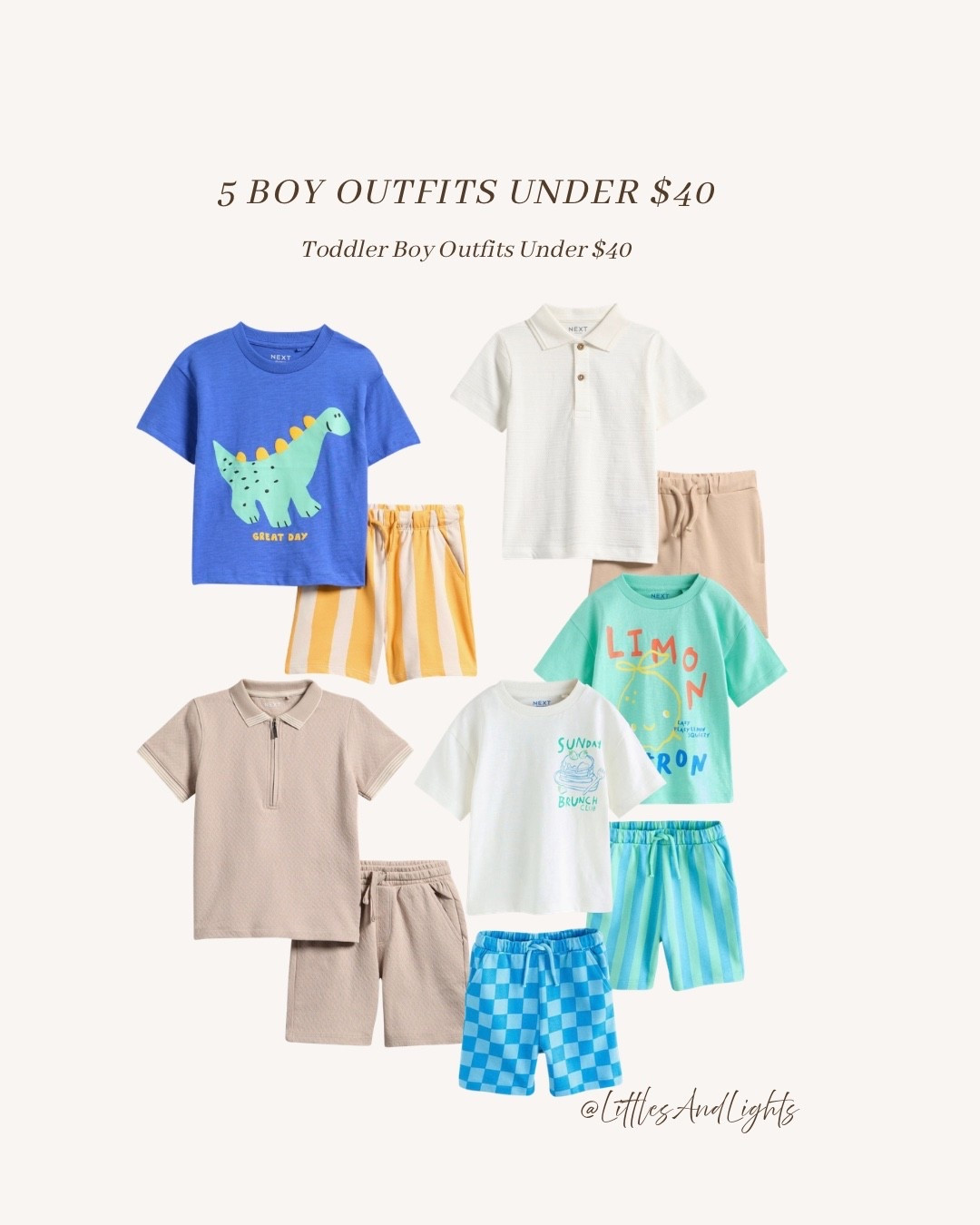 5 Boy outfits under $40!

#LTKKids #LTKootd #LTKBaby