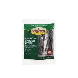 3.5 in. Weed Barrier Landscape Fabric Garden Staples (25-Pack) | The Home Depot