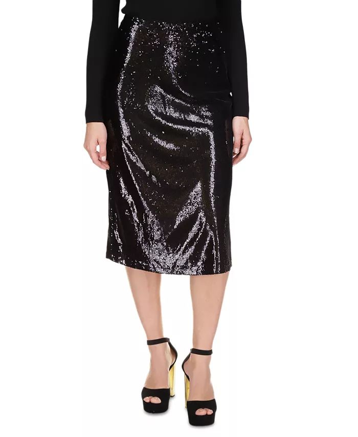 Women's Sequin A-line Skirt | Macy's
