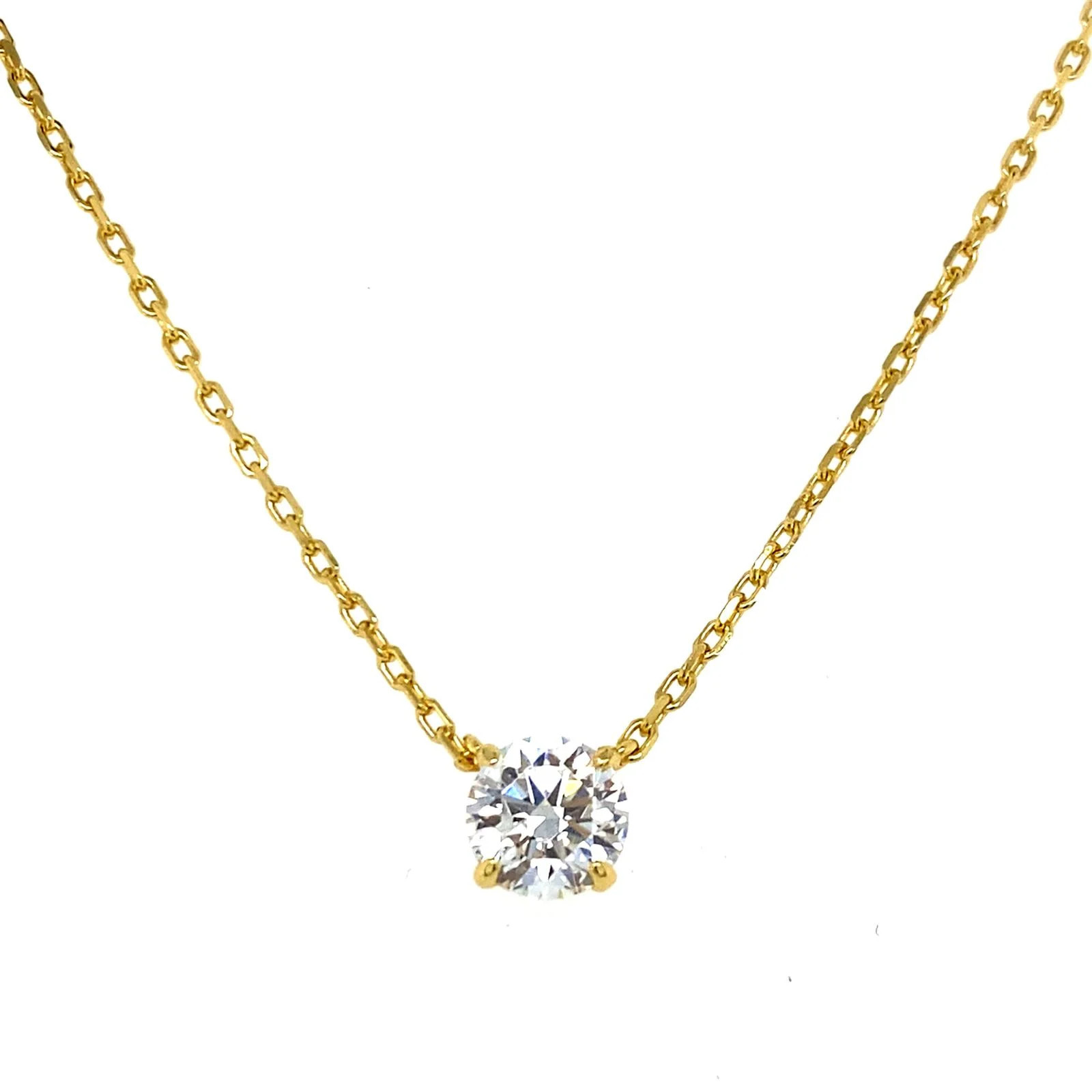 Anna Zuckerman Just Like Diamond Only Better Necklace in 1 Carat | Anna Zuckerman
