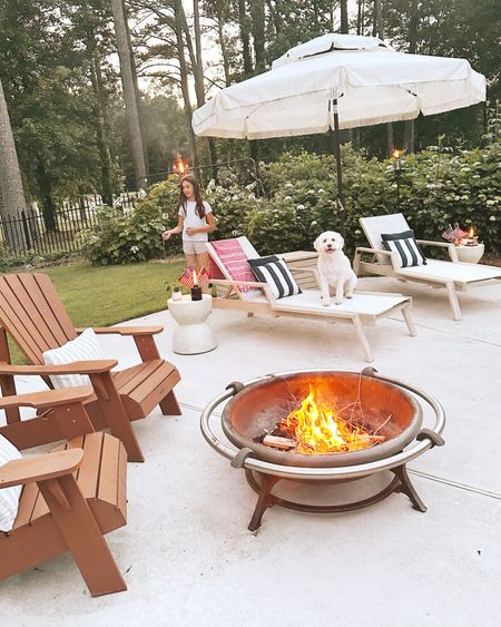 Backyard Patio Memorial Day Summer BBQ celebration with Lowe’s 🇺🇸 Tiki torches, bonfire pit, lounge chairs, Adirondack chairs, outdoor pillows, umbrellas and more…Lowe’s has all of your needs for the perfect outdoor Spring & Summer entertaining! #lowespartner #ad #bbq #summer #memorialday #backyard #patio

#LTKHome #LTKSwim #LTKFamily