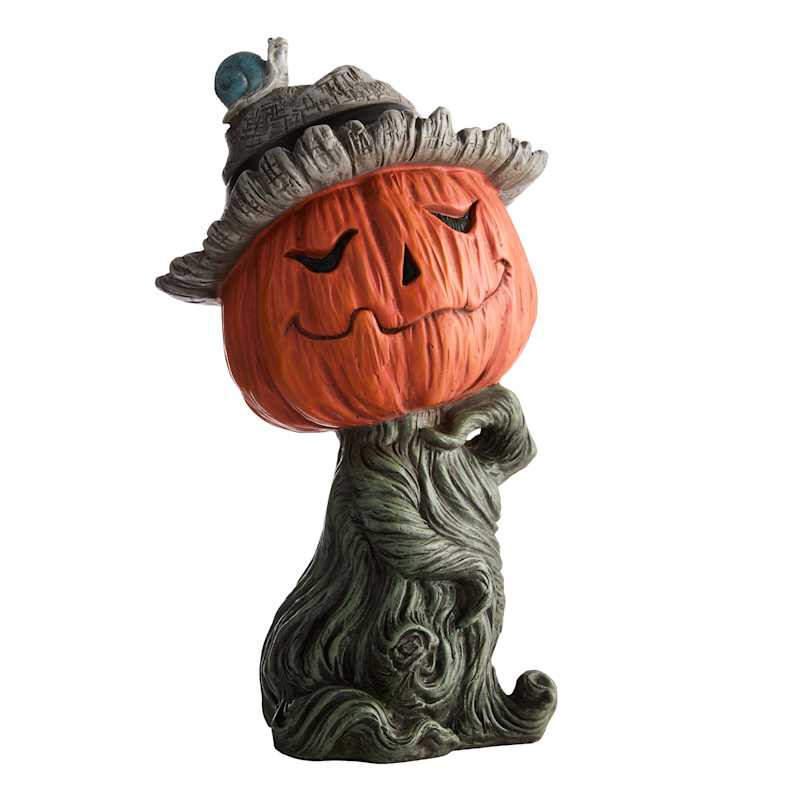 Orange Pumpkin Tree Man, 10.2" | At Home