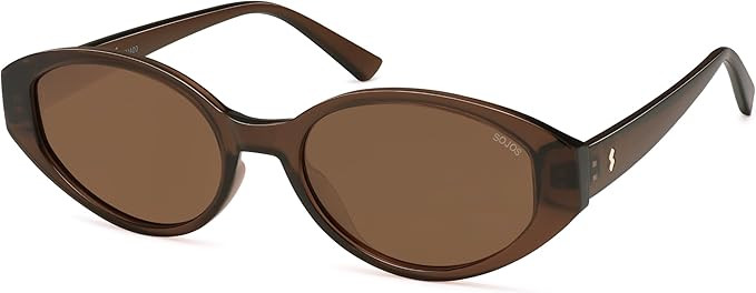 SOJOS Retro Oval Polarized Sunglasses for Women Chic Cat Eye Trendy Vintage Shades UV400 Protecti... | Amazon (US)