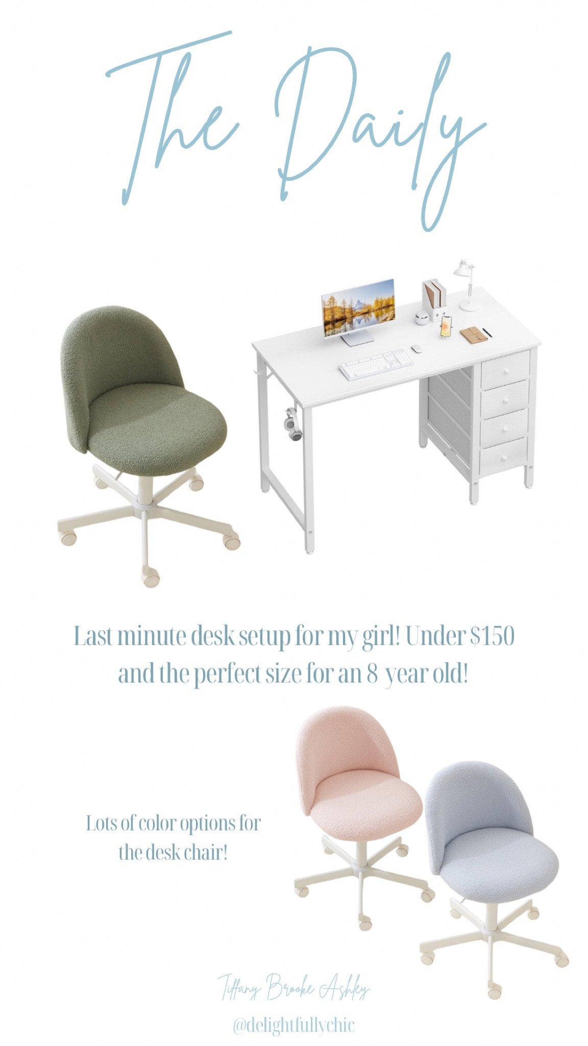The perfect desk for children 
Under $150 for desk and chair! 

#LTKHome #LTKKids #LTKFamily