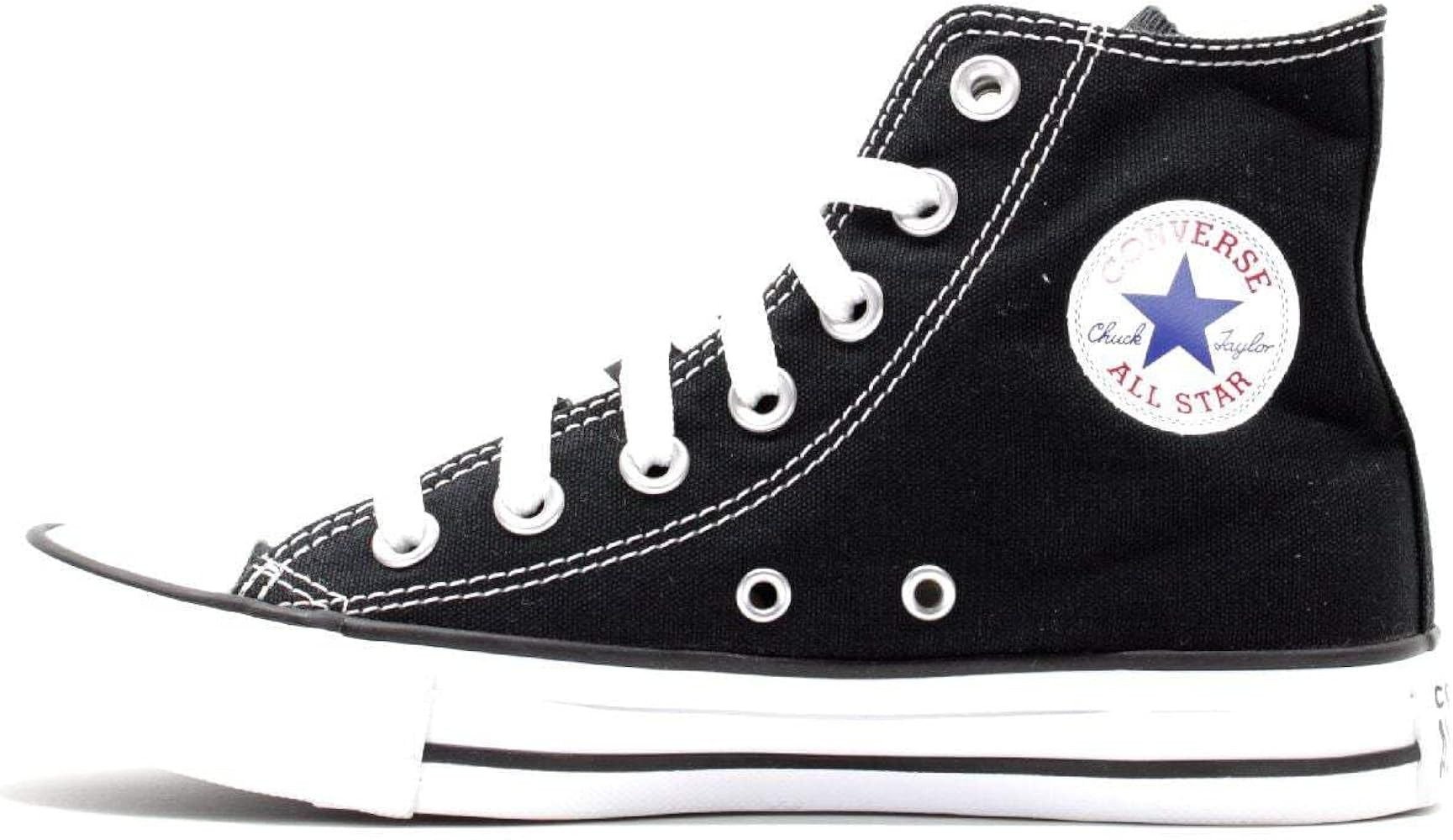 Amazon.com | Converse Unisex Adult Chuck Taylor All Star High Top, Black, 12 Womens/10 Mens | Fas... | Amazon (US)