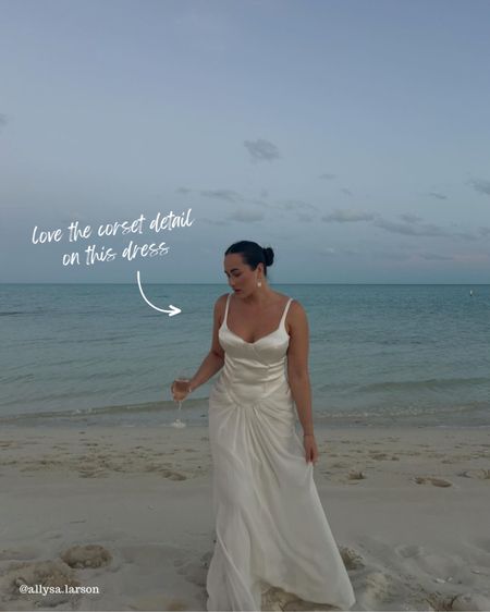 Maxi dress, bridal outfit, beach dress, corset dress, meshki, bridal style, bride to be 

#LTKstyletip #LTKwedding #LTKSeasonal