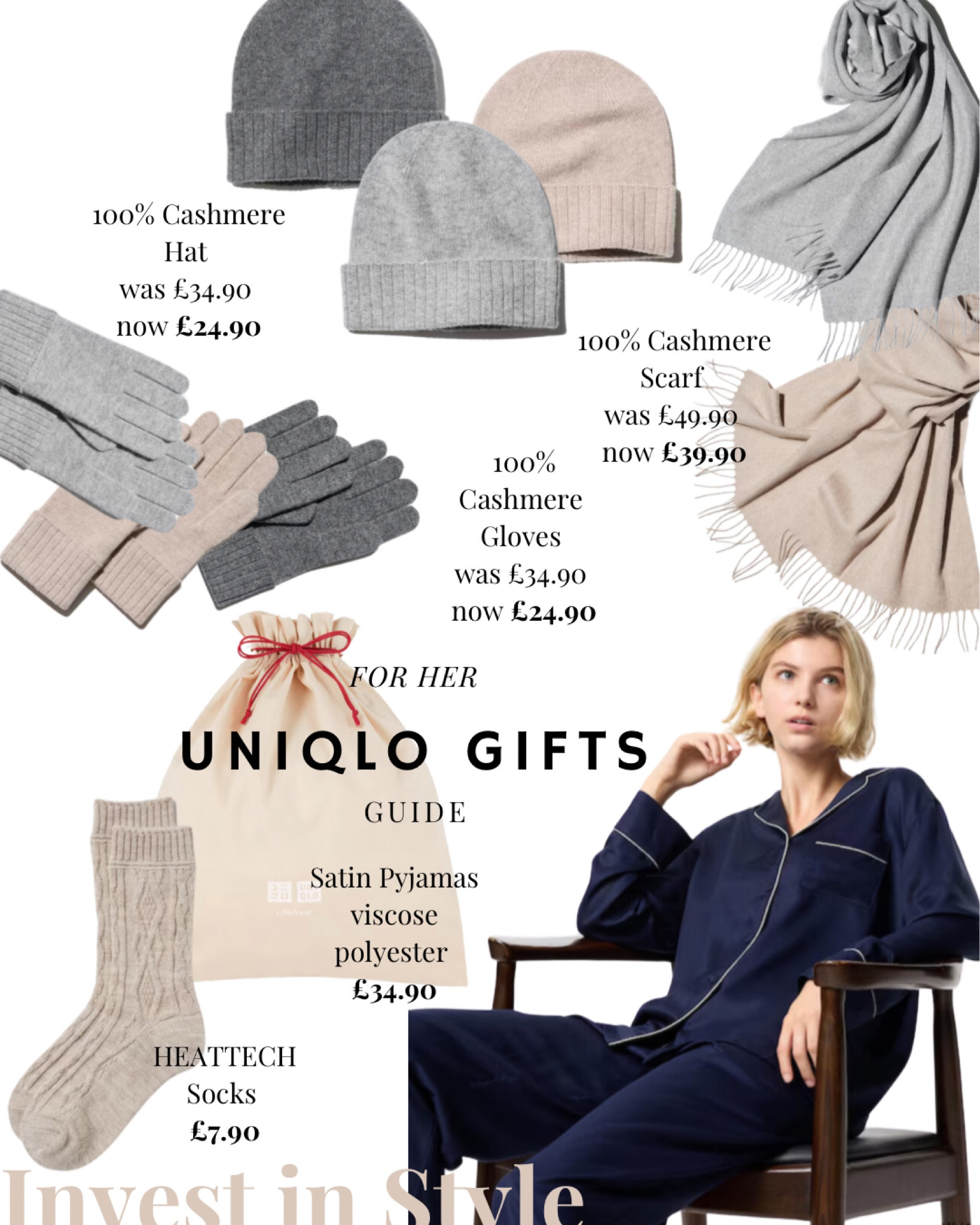 Special prices on these gifts for her until 01 Dec. 
Best value cashmere on the high street 
Luxe quality at fantastic prices. 
Make for great gifts. Other colours available. 

#LTKCyberWeek #LTKgiftguide #LTKwinter