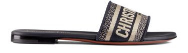 Dway embroidered cotton mules - DIOR | 24S US