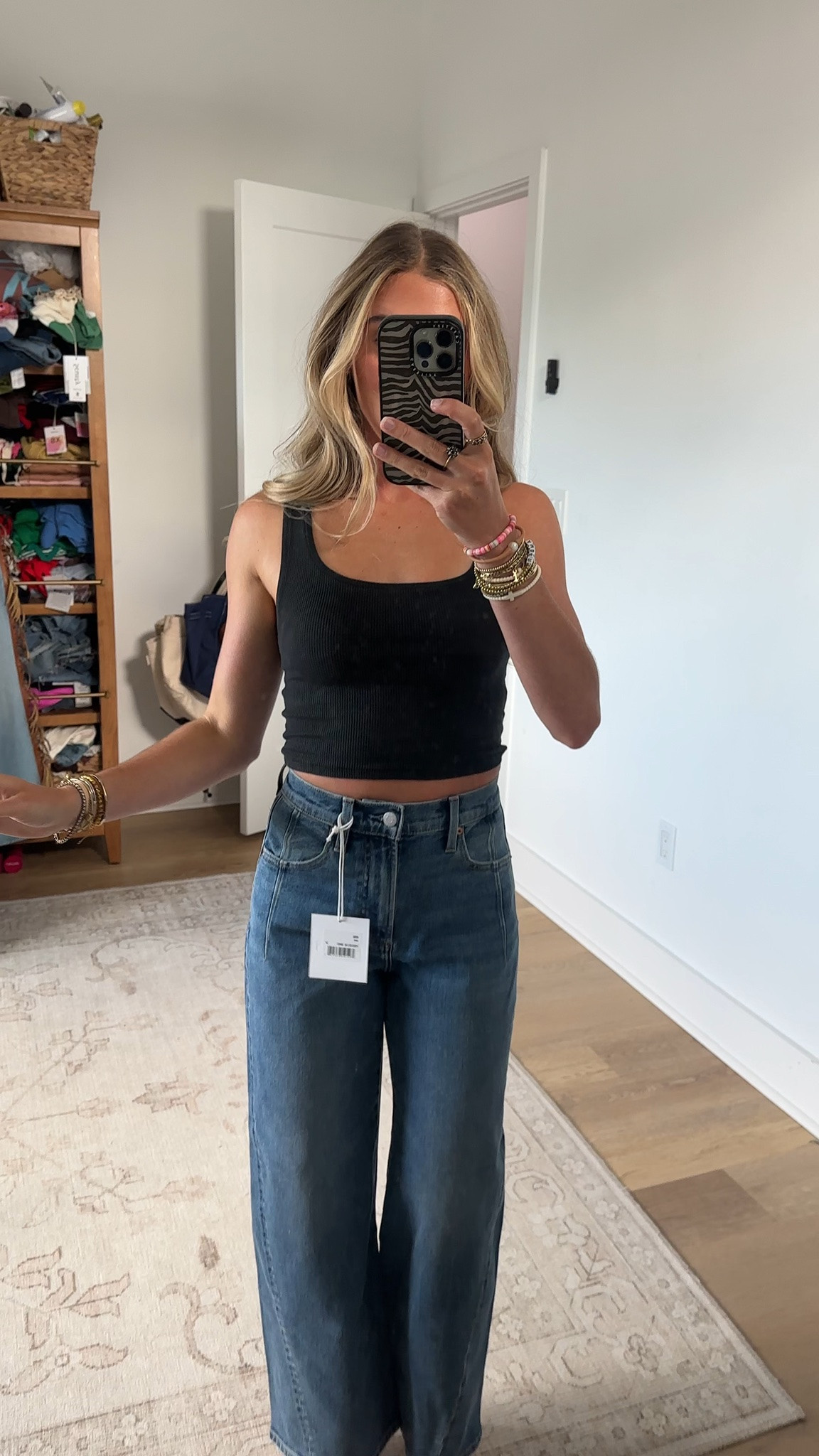 @Pistola Denim size 24 The new must-have jean with a twist. Kyra sits confidently at a high rise with our signature bowed leg silhouette and cropped 28" inseam. The subtle curve creates dimension while the wide ankle opening adds modern proportion with a new wide angle for the season. Fashion detail seaming, including a twisted seam that moves forward and yoke seams in the back, brings modern denim classic sophistication. Crafted from our signature comfort stretch denim in Soho, a medium vintage wash with subtle fading that feels both contemporary and timeless

#LTKootd #LTKSeasonal #LTKgrwm