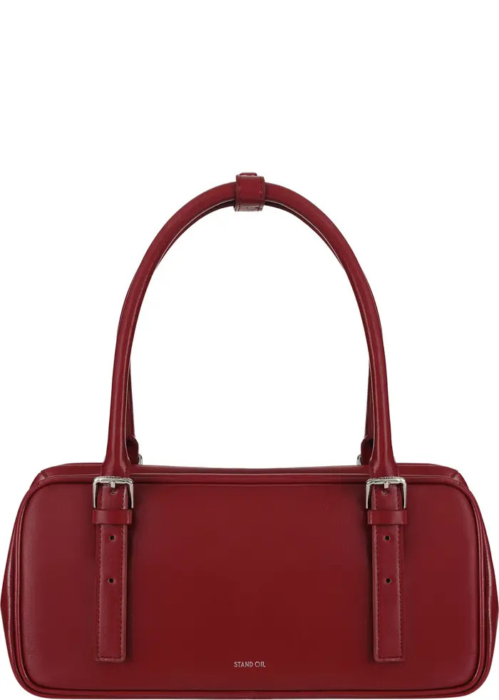 Stand Oil Faux Leather Square Bowling Bag | Nordstrom | Nordstrom