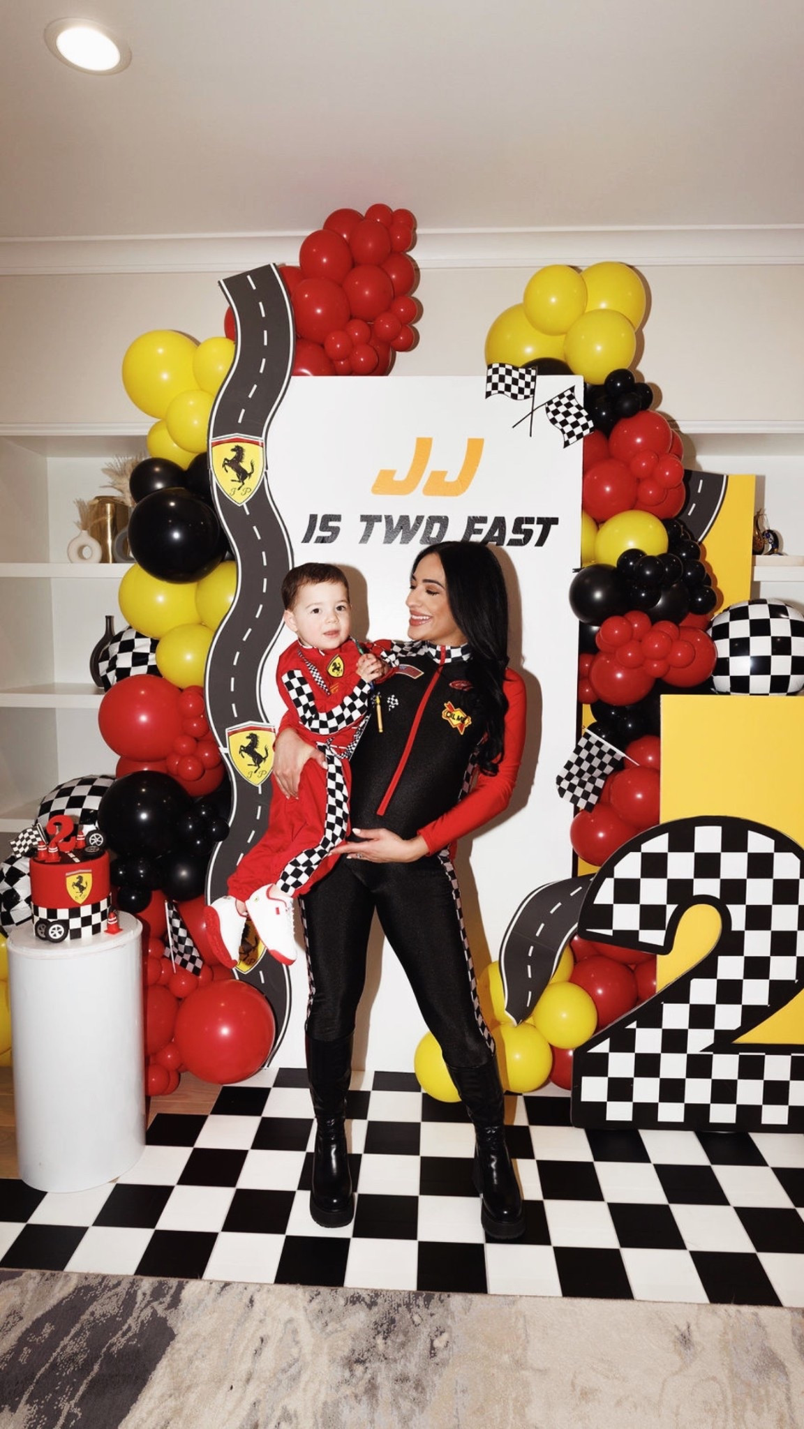 My son’s outfit was customized with his name and according to the F1 Ferrari-inspired theme, but I’ve linked others that are closely similar! Also, yes, I’m wearing a costume bc it’s the only thing that will fit me at 9M pregnant 😅

#LTKmomlife #LTKBump #LTKKids