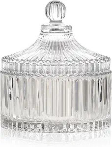 Gifts For Women Glass Jars With Lids Candy Dish Aesthetic Room Home Decor Trinket Dish Decorative... | Amazon (US)