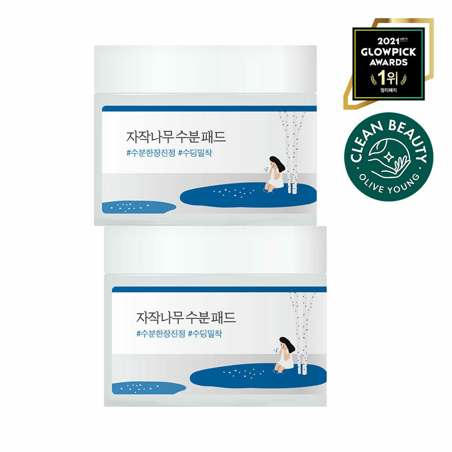 ROUND LAB Birch Juice Moisturizing Pad Double Pack | Olive Young Global