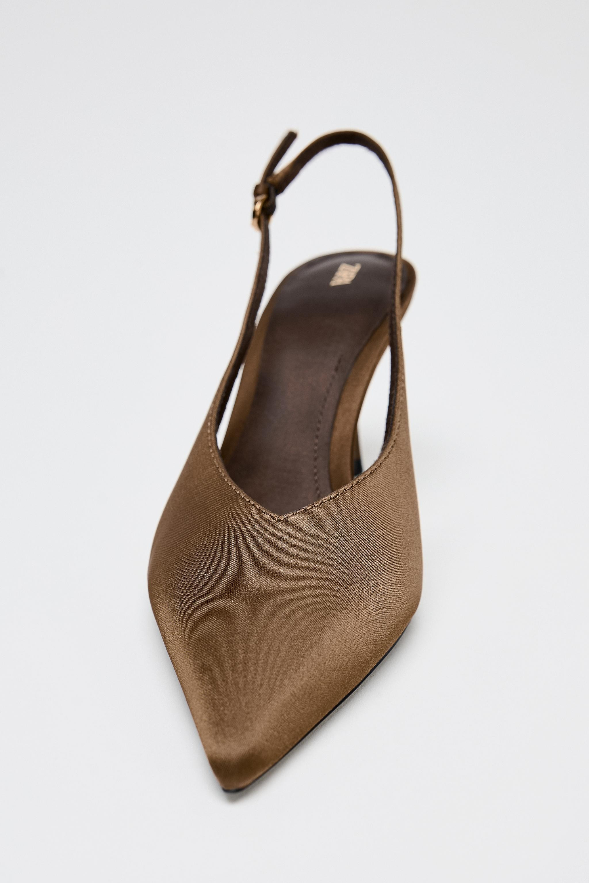 SATIN FINISH HEELS | Zara US