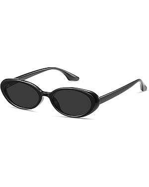 Retro TR90 Oval Sunglasses for Women Men Small 90s Style | lightweight glasses | Amazon (US)