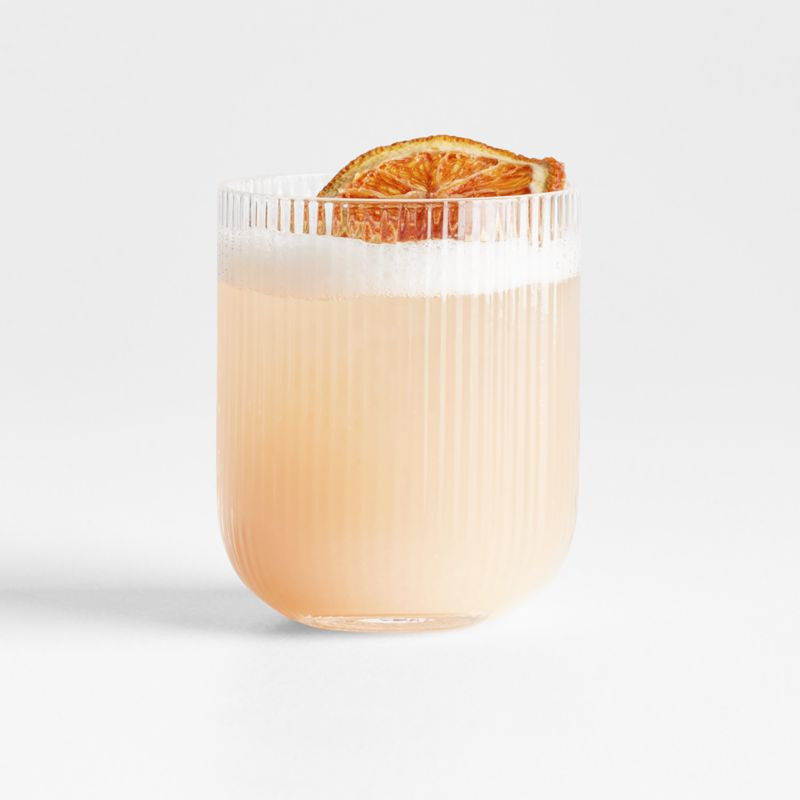 Symphony 8-Oz. Fluted Double Old Fashioned Glass + Reviews | Crate & Barrel | Crate & Barrel