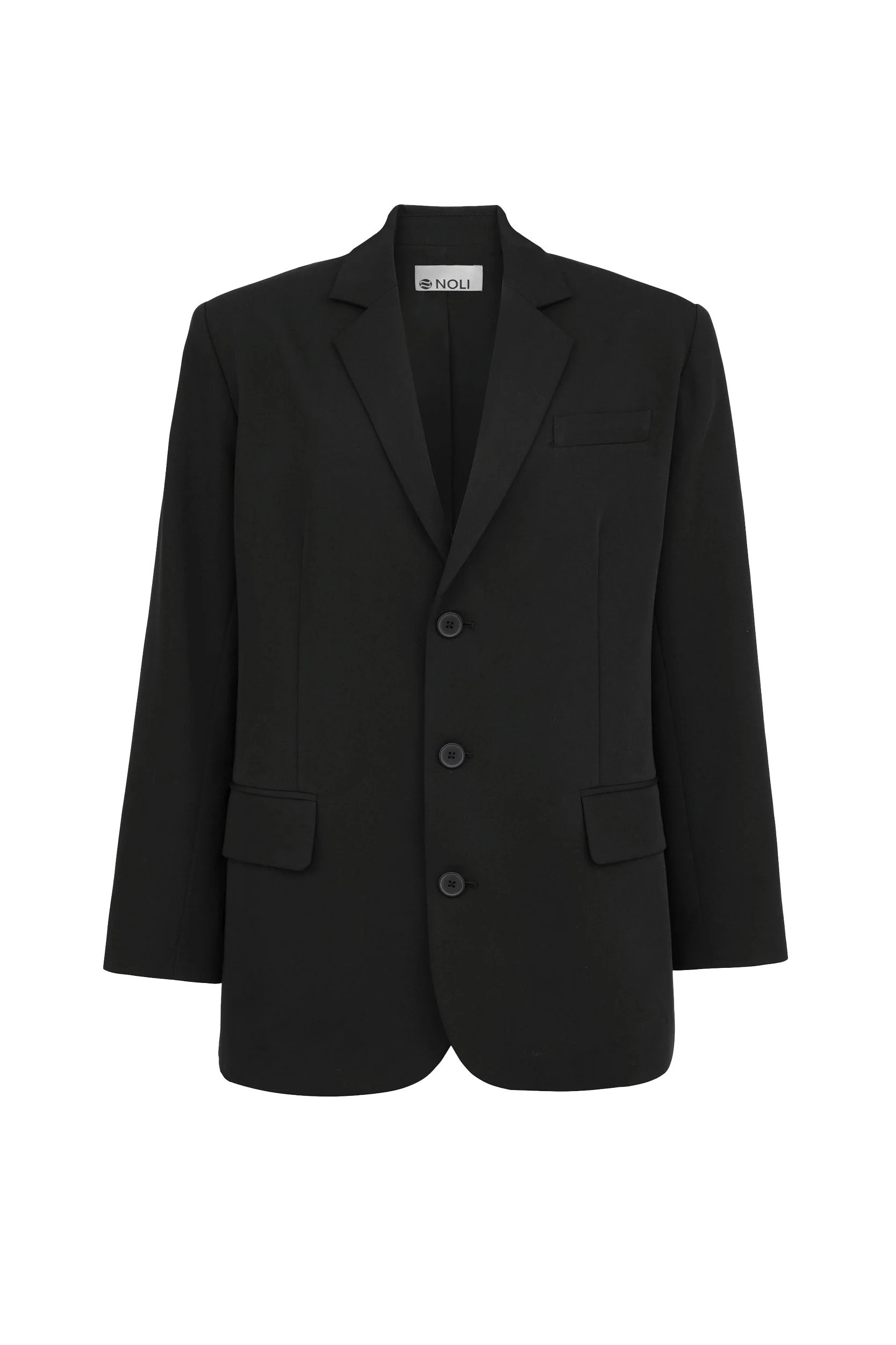 Essential Oversized Blazer - Black | The Noli Shop