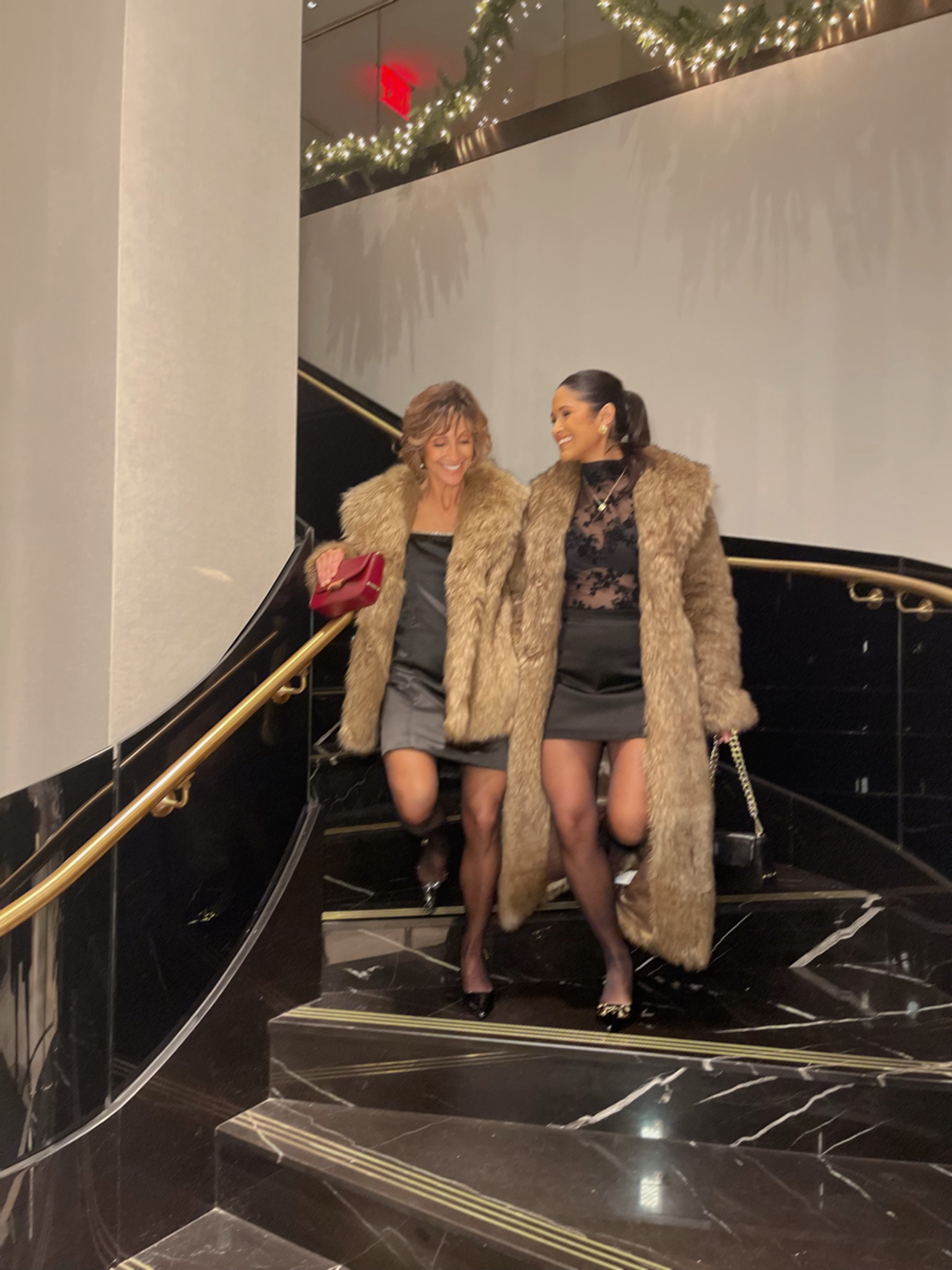 How cute are these looks for a fancy holiday dinner or party?! 

We’re both wearing the size XS in the faux fur coats and my mom is wearing the XXS in the dress and I’m wearing the small in the top and skirt.

#abercrombie #holidaypartystyle #holidaystyle #fauxfurcoat #holidaypartyoutfit #furcoatoutfit #blackdress



#LTKParties #LTKHoliday #LTKSeasonal